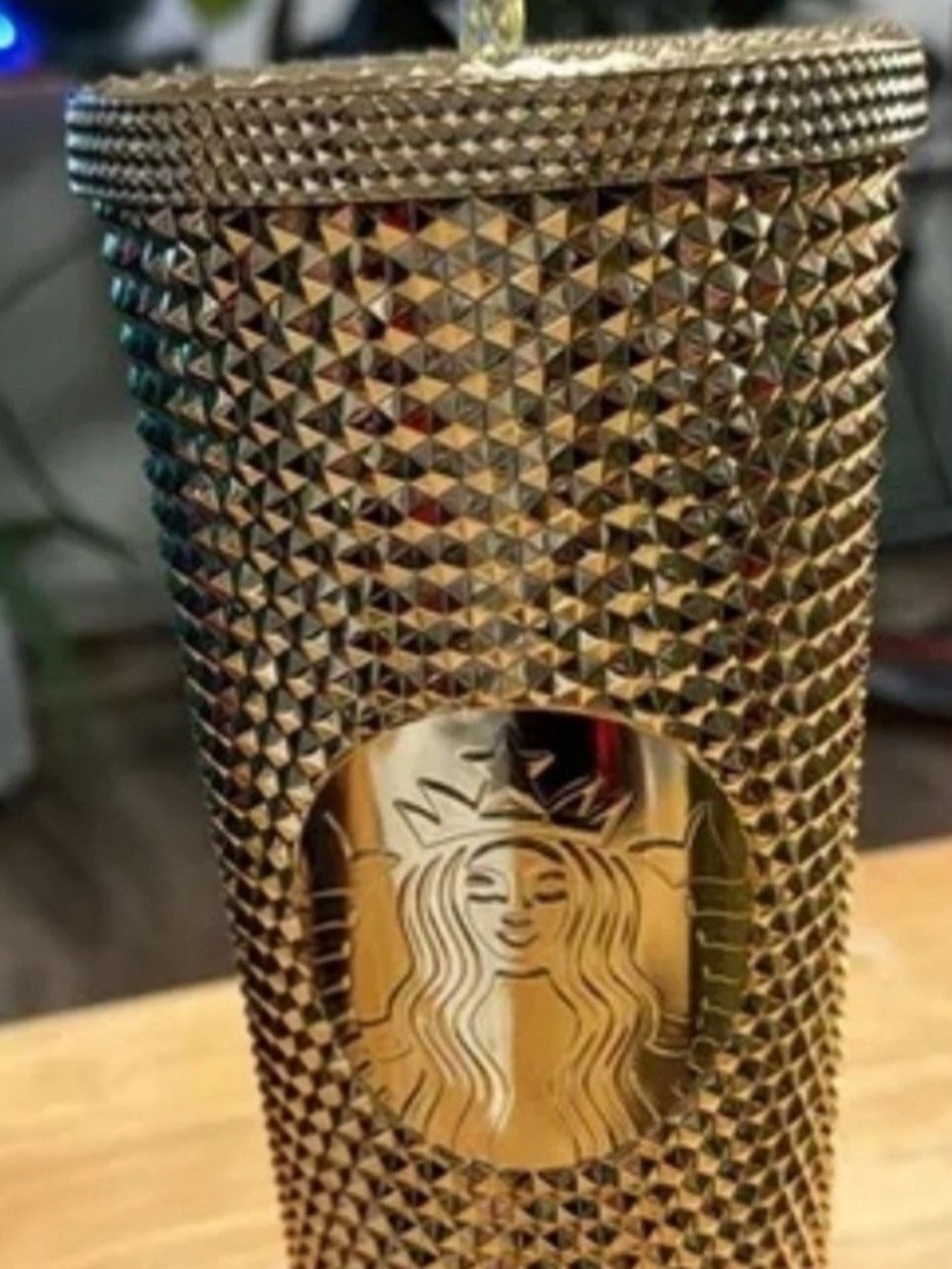 Starbucks Gold Studded Tumbler 24oz